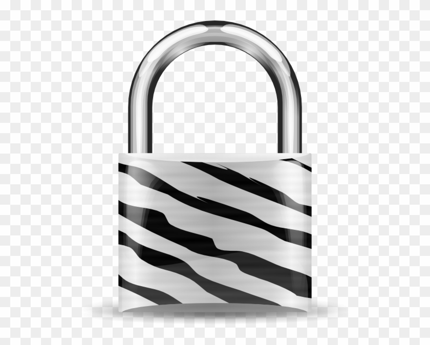 Original Png Clip Art File Padlock Zebra Svg Images Transparent Png #936940