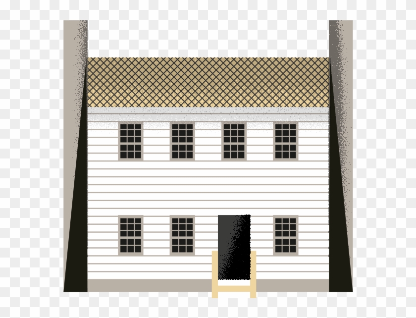 Also Known As The Joseph Caruso House, This Typical - Architecture Clipart #936962