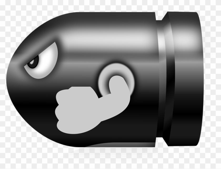 Bullet Munition Ammunition - Cartoon Bullet Clipart #937677