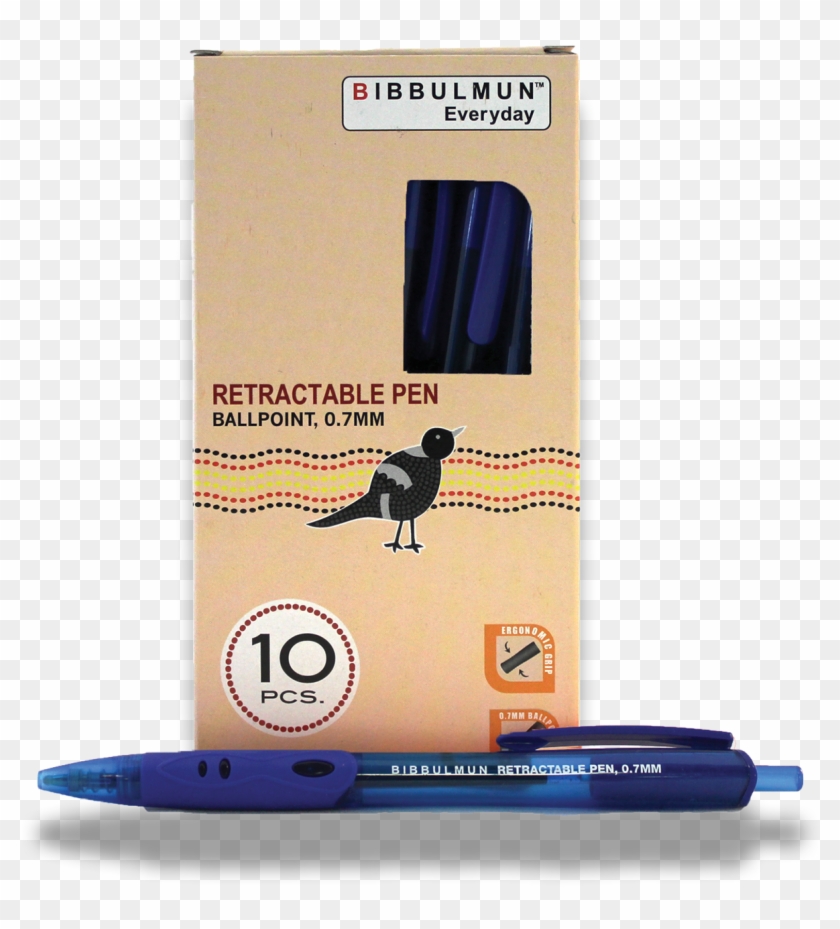 Retractable Ballpoint Pen Fine Point 12-pack Blue - Surfing Clipart