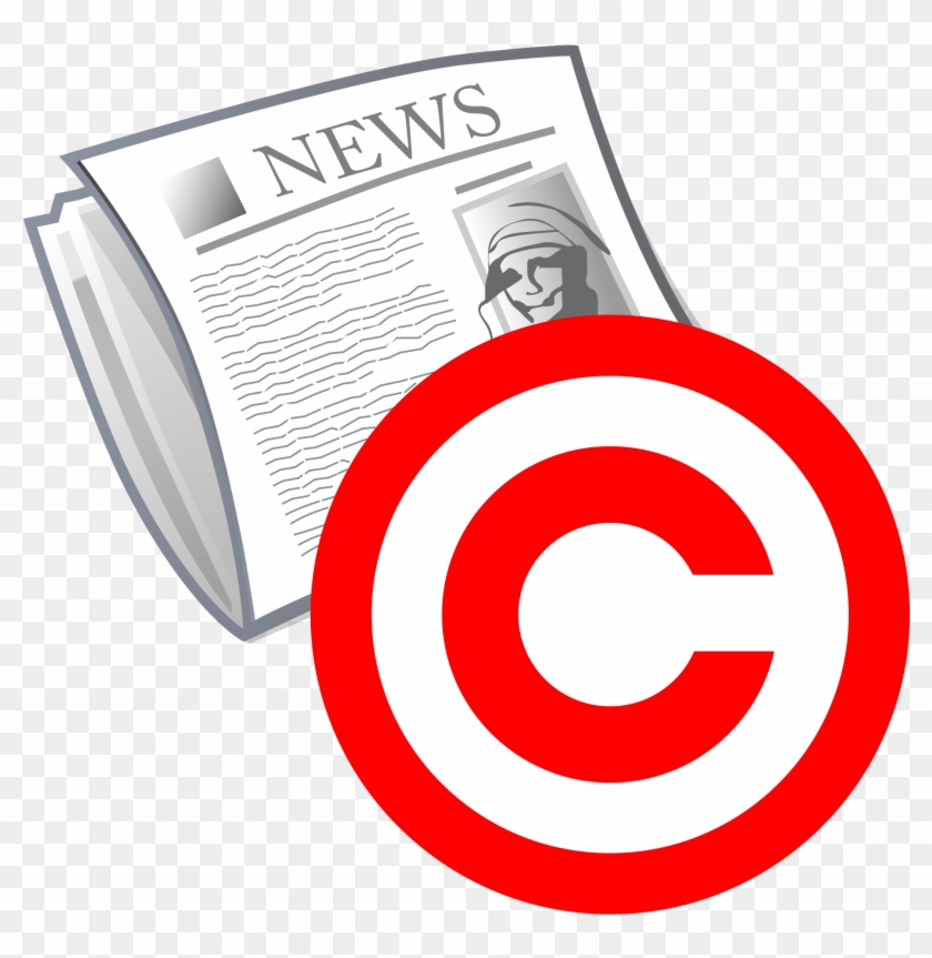 2000px-newspaper Cover Copyright - Newspaper Cartoon Image Png Clipart #937804