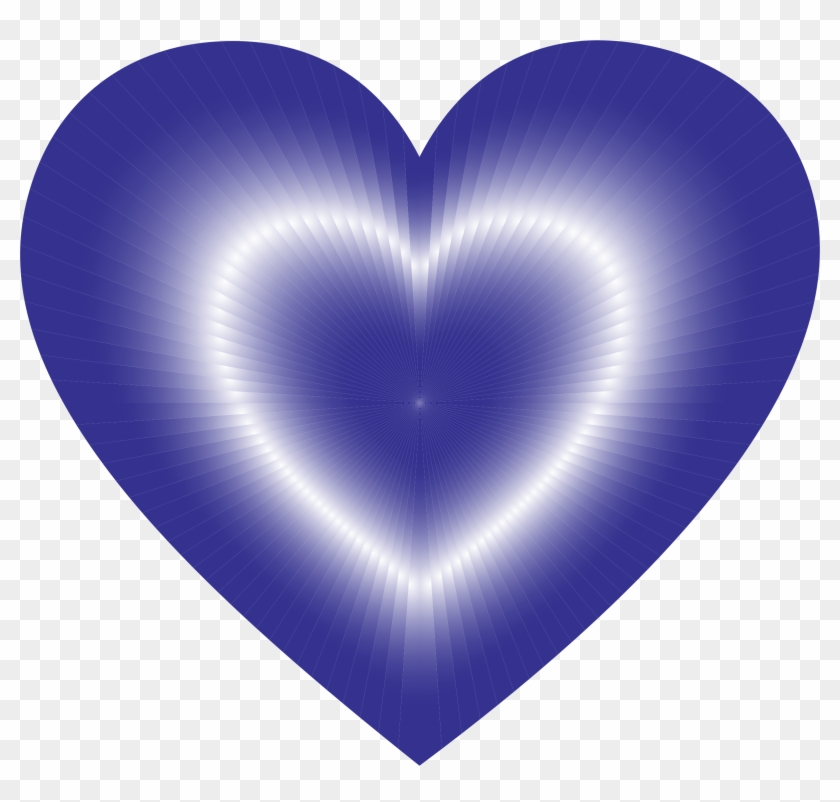 Big Image - Blue Pretty Hearts Clipart