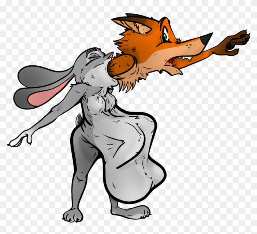 904 X 884 2 - Zootopia Judy Eats Nick Clipart