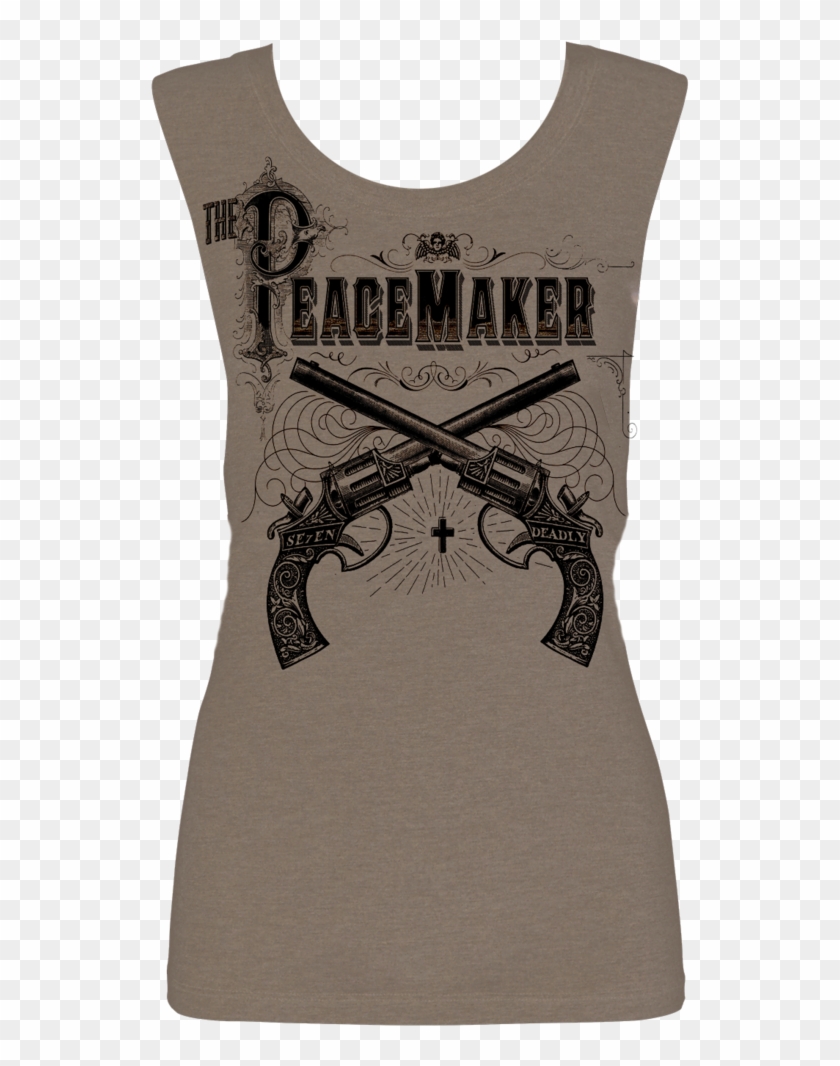 Peace Maker Muscle Tumbleweed - Active Tank Clipart #938551