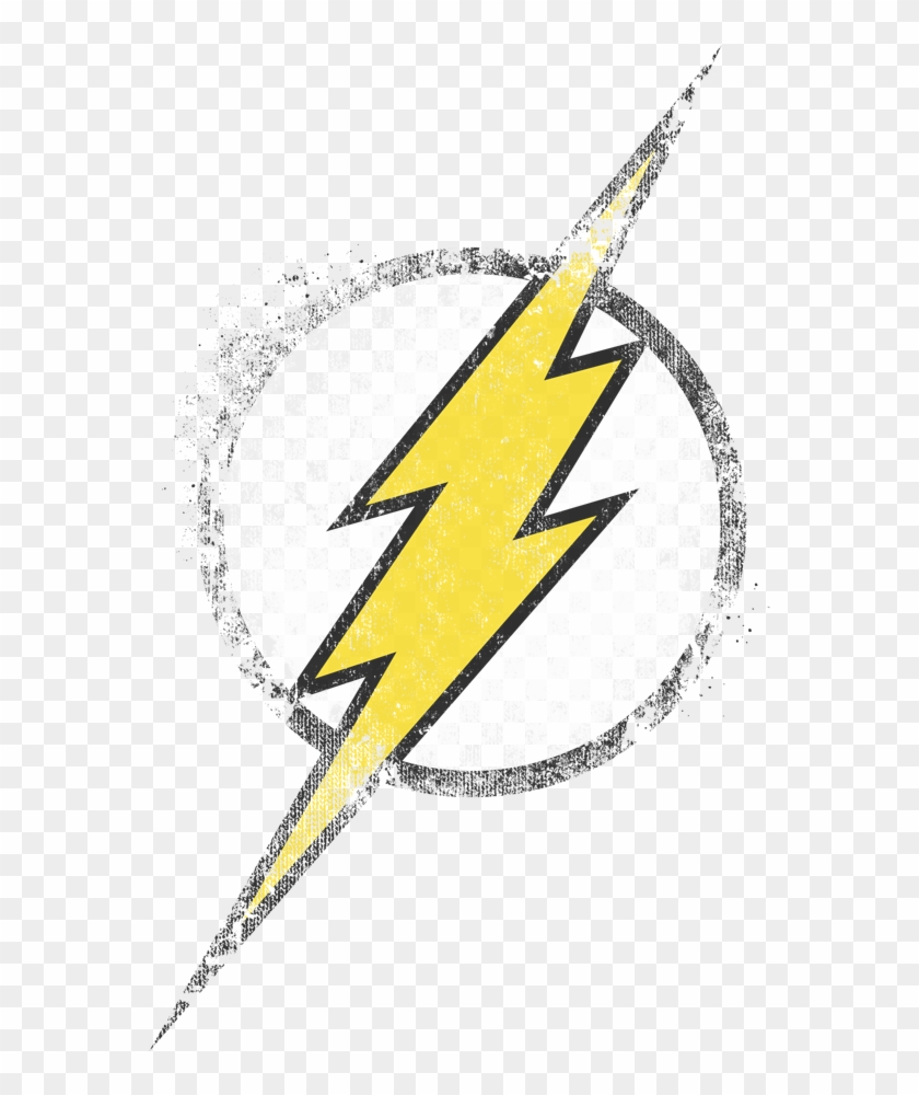 Justice League Destroyed Flash Logo Women's T-shirt - Flash Lightning Bolt Symbol Clipart #938591