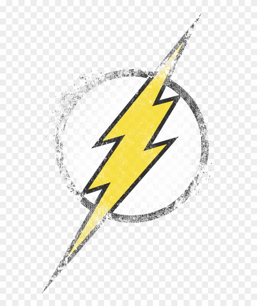 Justice League Destroyed Flash Logo Women's T-shirt - Flash Lightning Bolt Symbol Clipart