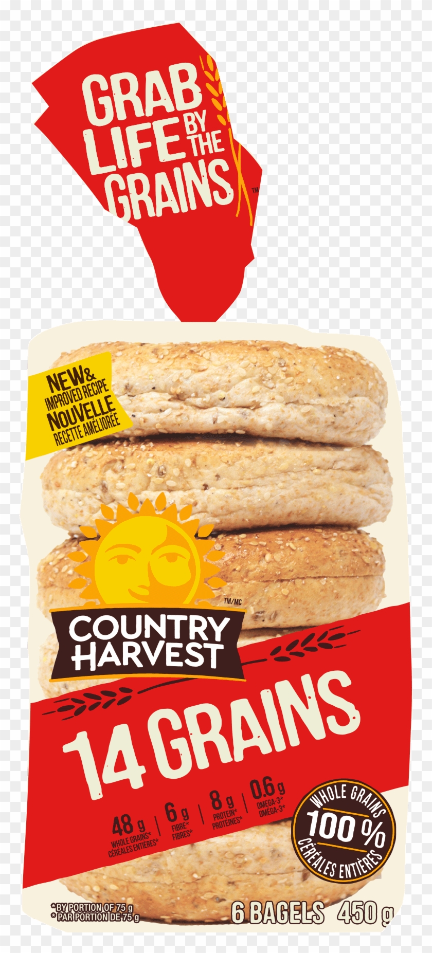 14 Grains Bagel Image - Bread Clipart #939451