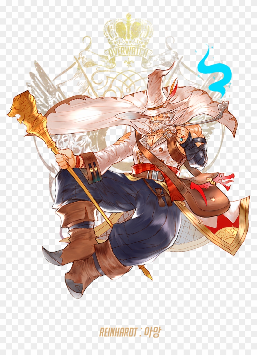 Reinhardt Overwatch Fantasia - Overwatch Characters Fantasy 76 Ckym Clipart