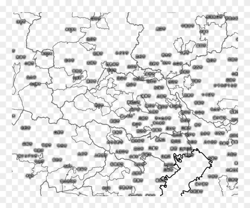 Saitama - Map Clipart #939994