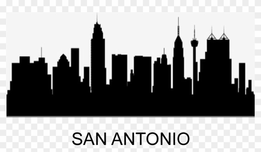 950 X 582 2 - City Skyline San Antonio Vector Clipart #940002