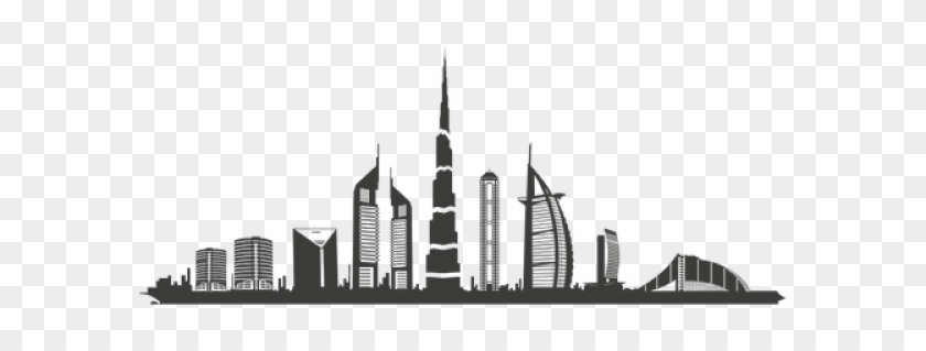 Dubai City Skyline Png Clipart #940069