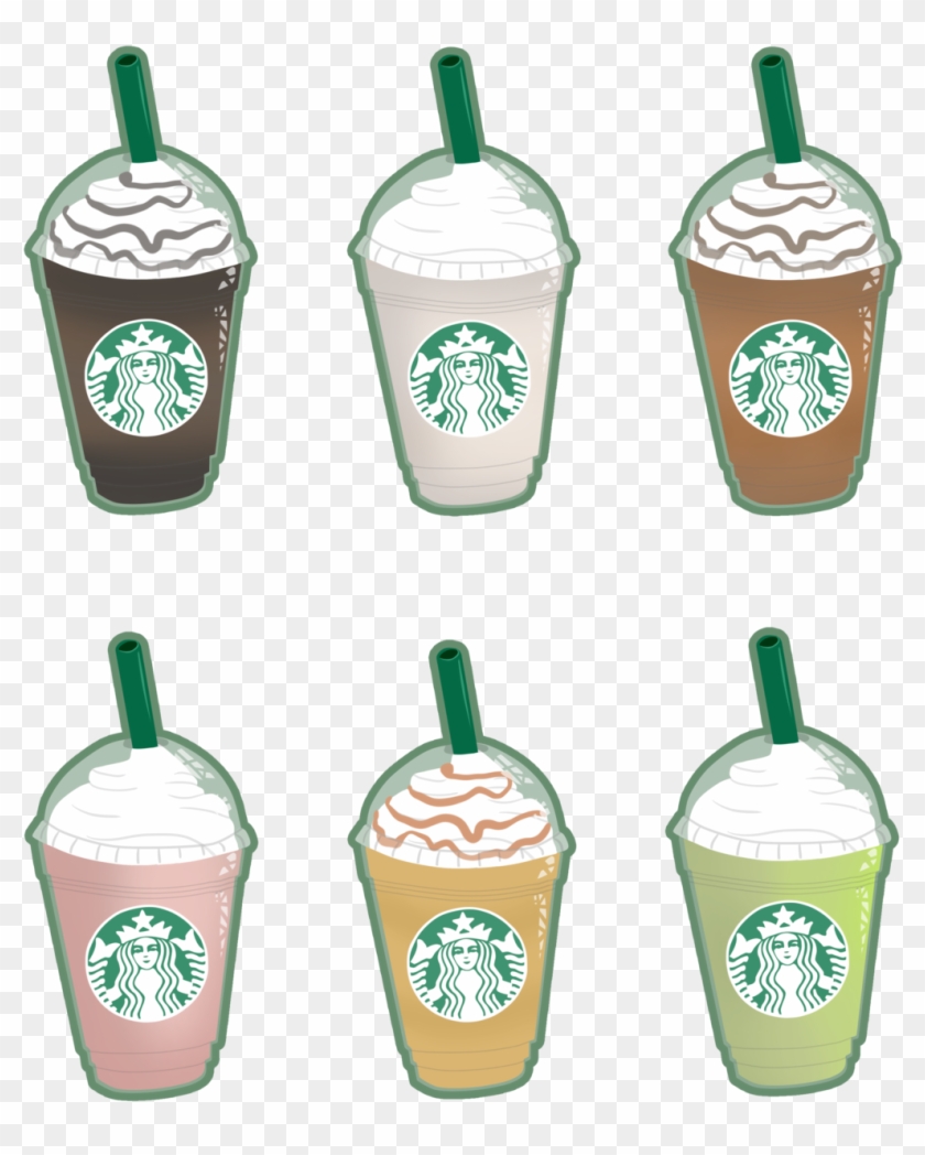 Clip Transparent Library Frappuccino Drawing Starbucks - Png Download