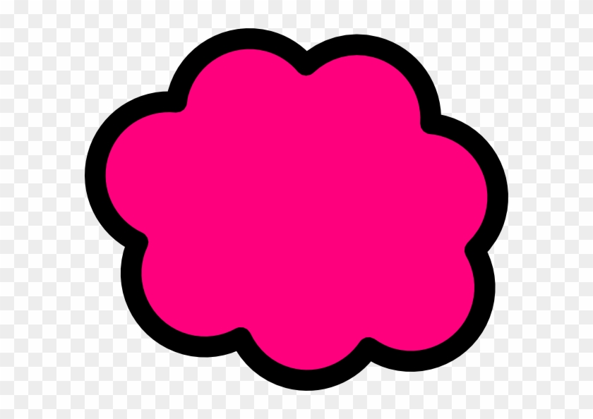 Pink Colour Cloud Clip Art - Png Download #940302