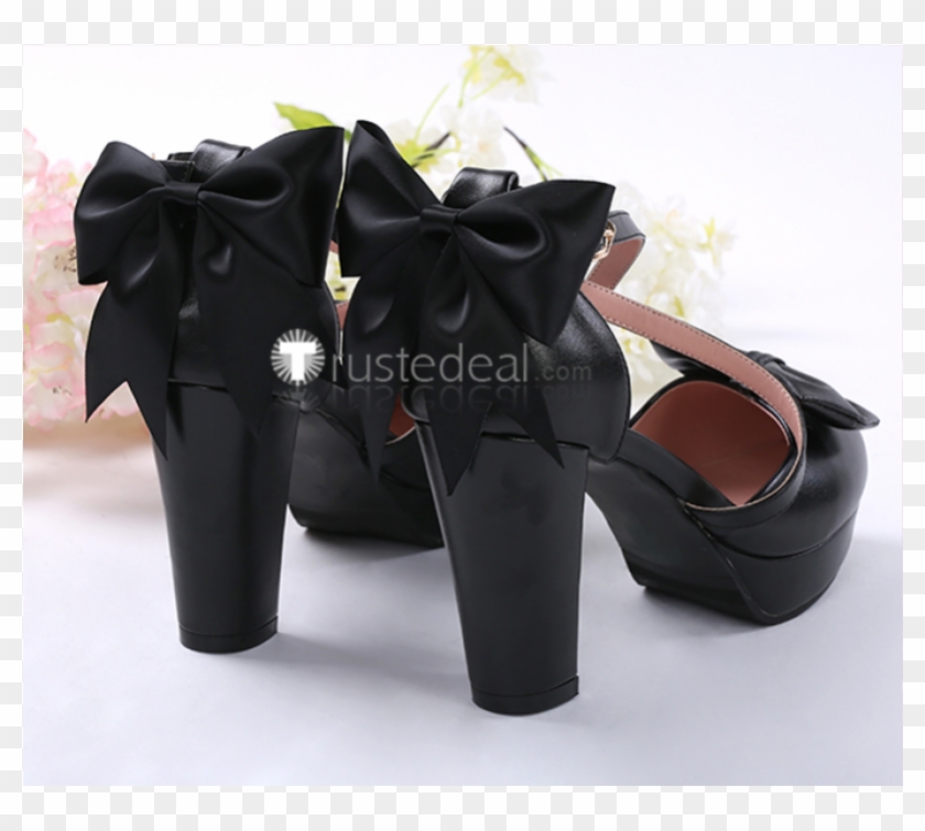 Black Cat Dva Shoes Clipart