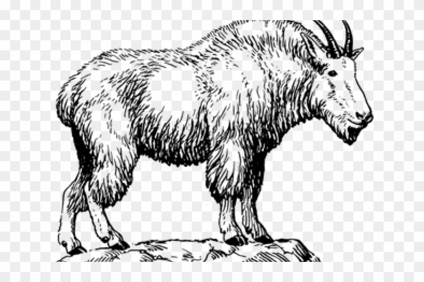 Mountain Goat Clipart Mountain Silhouette - Mountain Goat Clipart - Png Download