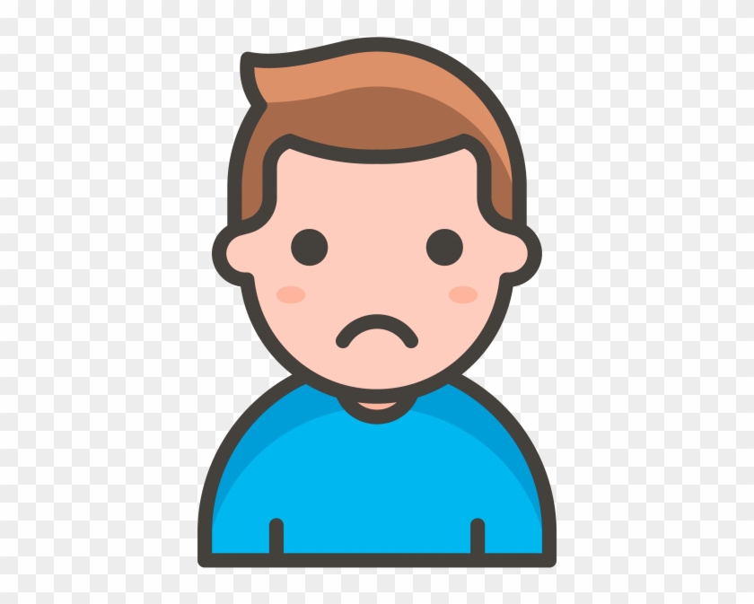 Man Frowning Emoji - Shrugging Icon Clipart #940836
