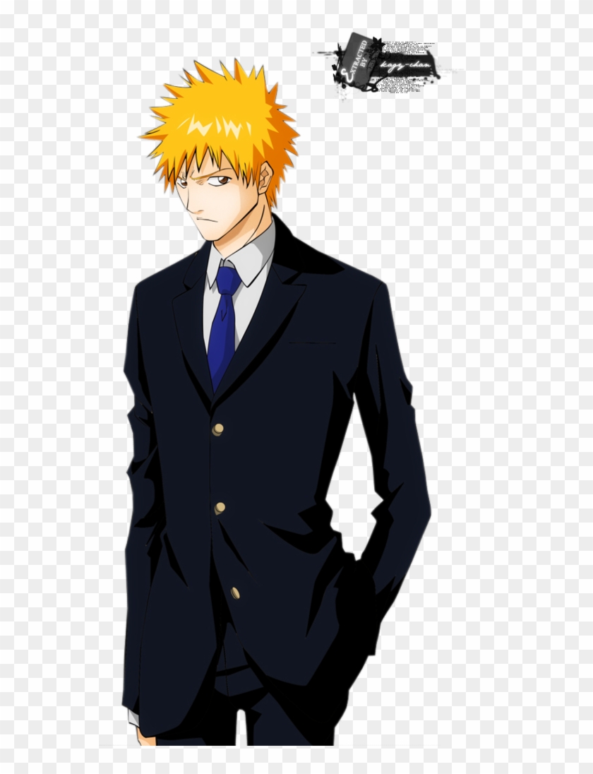 Bleach Render Download - Ichigo In A Suit Clipart #941149