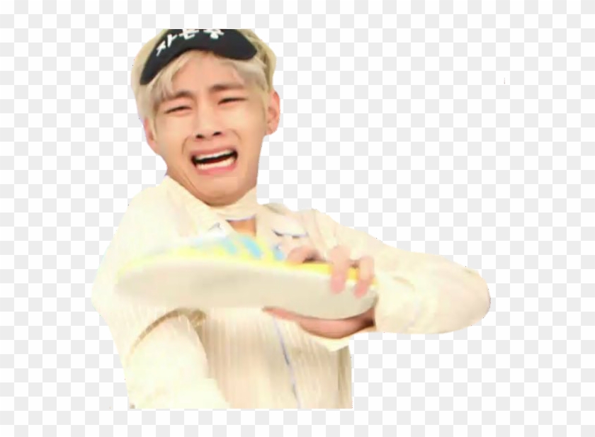 Sticker Taehyung Meme Reaction Funny Kpop Png Taehyung - Bts Reaction Pics Sad Clipart #941868