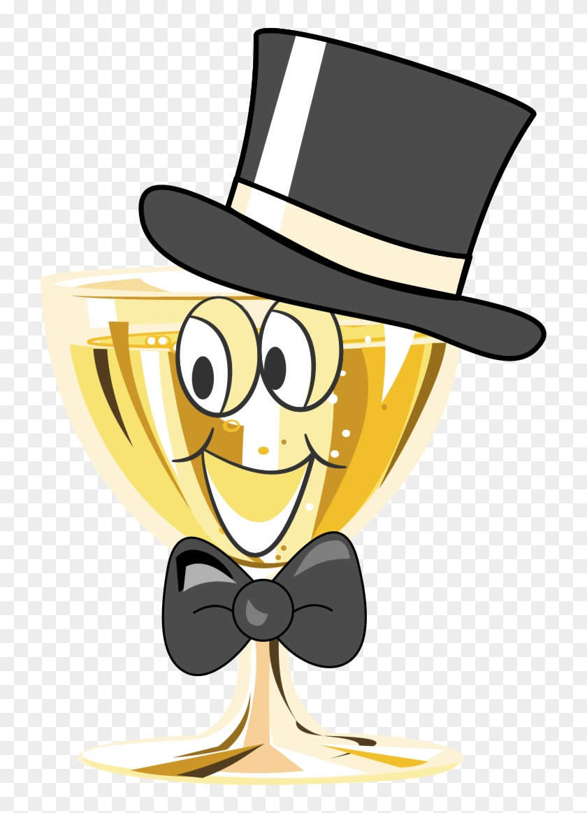 Champagne Glasses Png Images - Cartoon Champagne Glass Clipart #942049