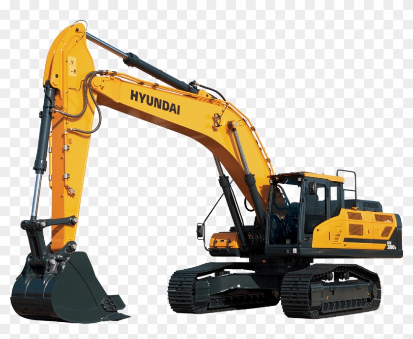 Svg Stock Backhoe Clipart Machine Caterpillar - Excavator Hyundai - Png Download