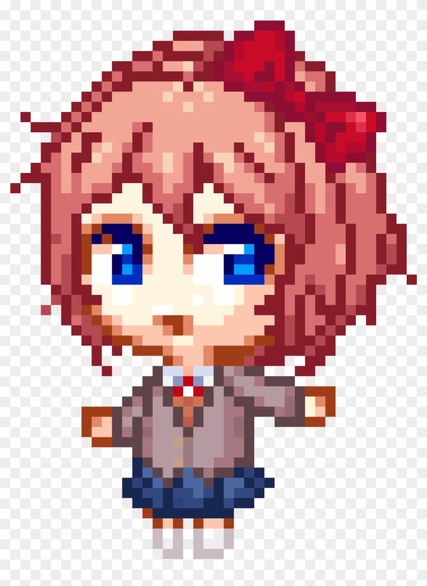 I Made A Sayori Ddlc Oc Fanarti - Cartoon Clipart #942731