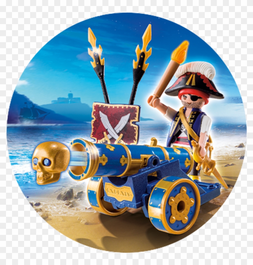 Blue Interactive Cannon With Pirate 6164 , Png Download Clipart