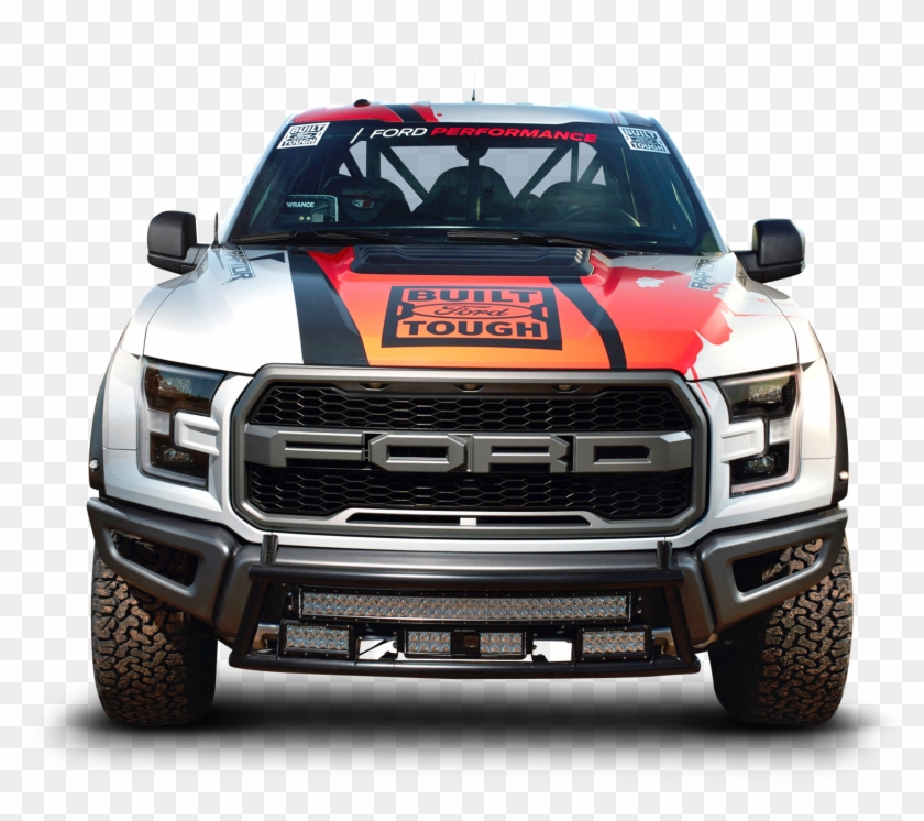 White Ford F 150 Raptor Car Front - Ford Raptor Png Front Clipart