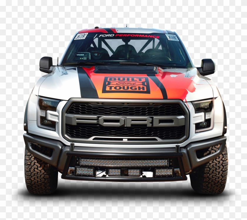 White Ford F 150 Raptor Car Front - Ford Raptor Png Front Clipart #943080