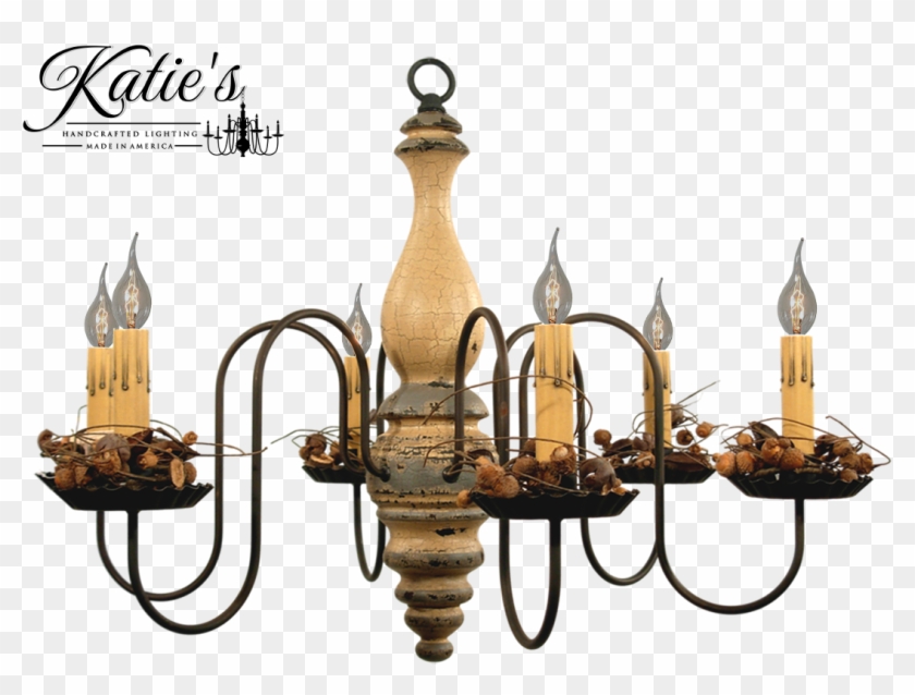 Katie's Handcrafted Lighting Anderson House Wood Chandelier - Chandelier Clipart