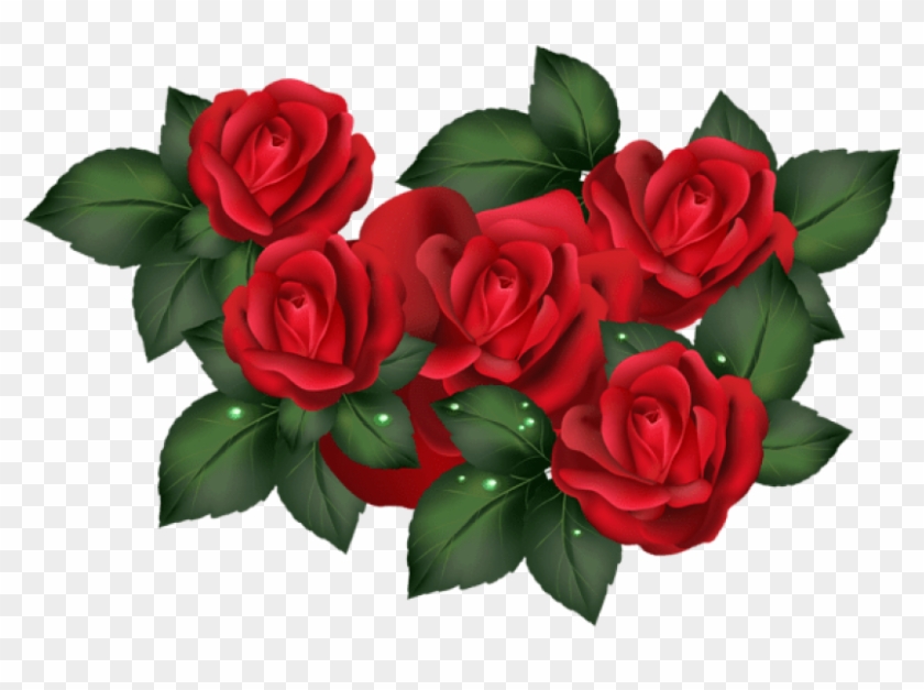 Free Png Download Transparent Red Roses Png Images - Transparent Clip Art Rose #943250