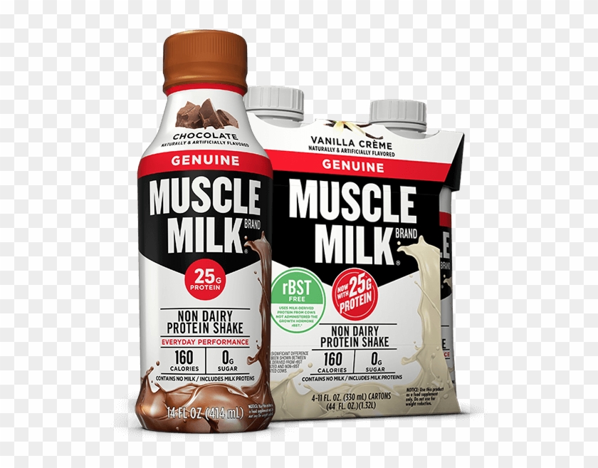 Muscle Millk Genuine Rtd Cover - Muscle Milk Protein Shake Clipart #943408
