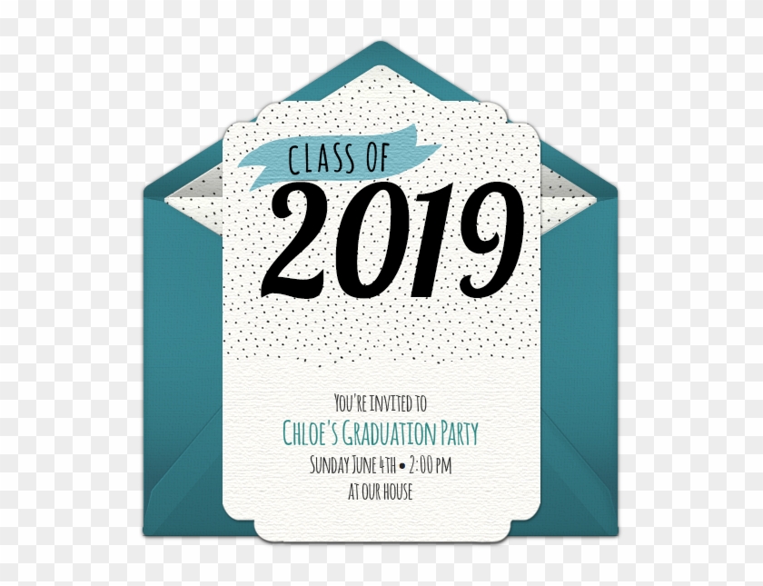 Class Of 2019 Dots Online Invitation - Poster Clipart #943981