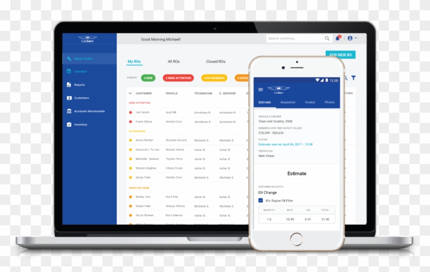 Repair Facilities Using Carserv Can Easily Request - Call Center Tools Clipart