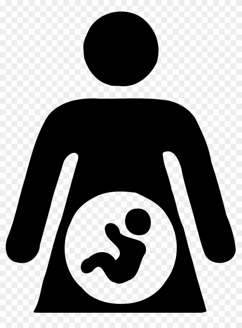 Graphic Stock File Wikimedia Commons Open - Pregnant Woman Clipart - Png Download #945519