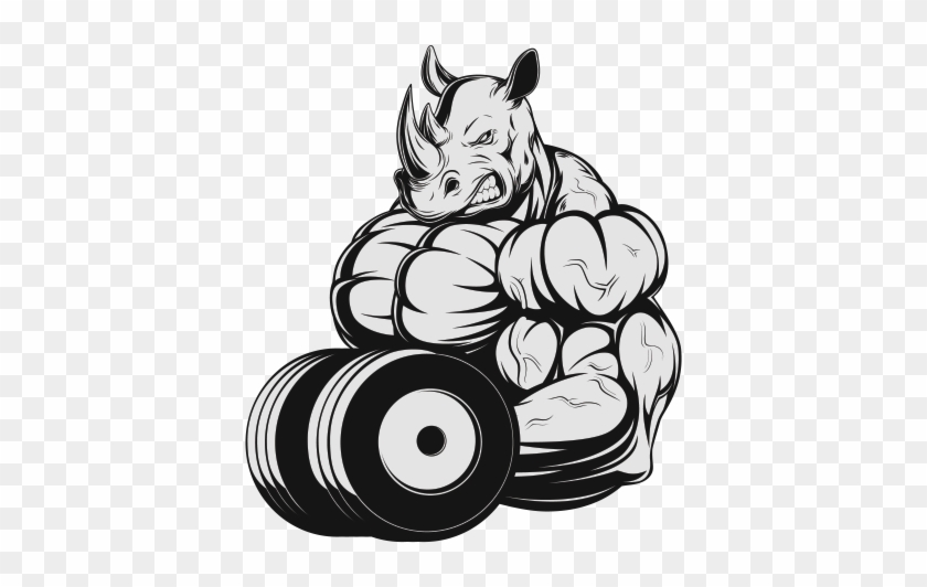 Rhino Clipart Tough - Rhino Gym - Png Download #945848