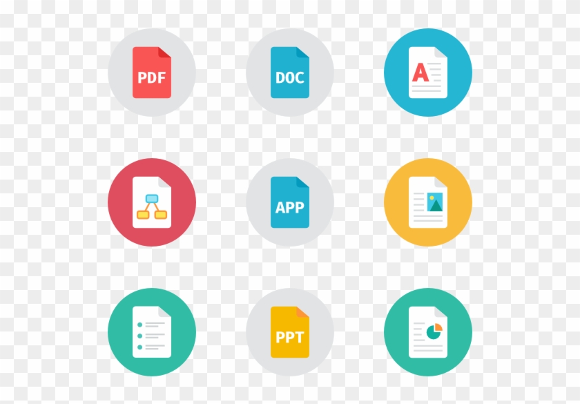 Office Files - Pdf Office Icons Clipart