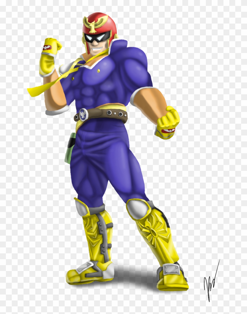 Captain Falcon Png - Smash Bros Captain Falcon Clipart #946498