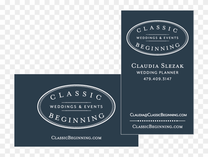 Classic Beginning Weddings & Events - Calligraphy Clipart