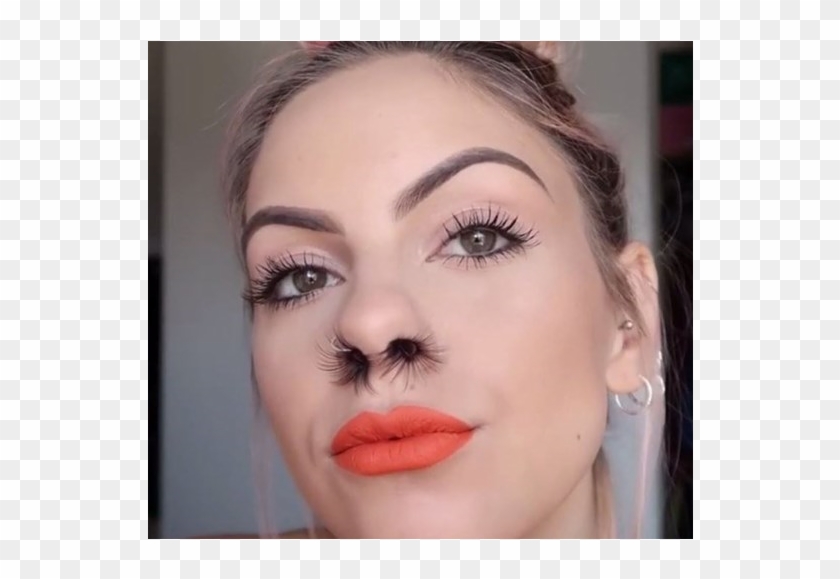 Pelos De Moda Cara Delevingne - Nose Hair Extensions Instagram Clipart #946708
