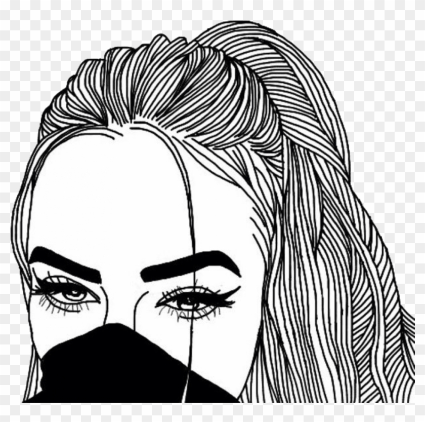 Free Png Download Outline Girl Png Images Background - Outline Girl Clipart #946776