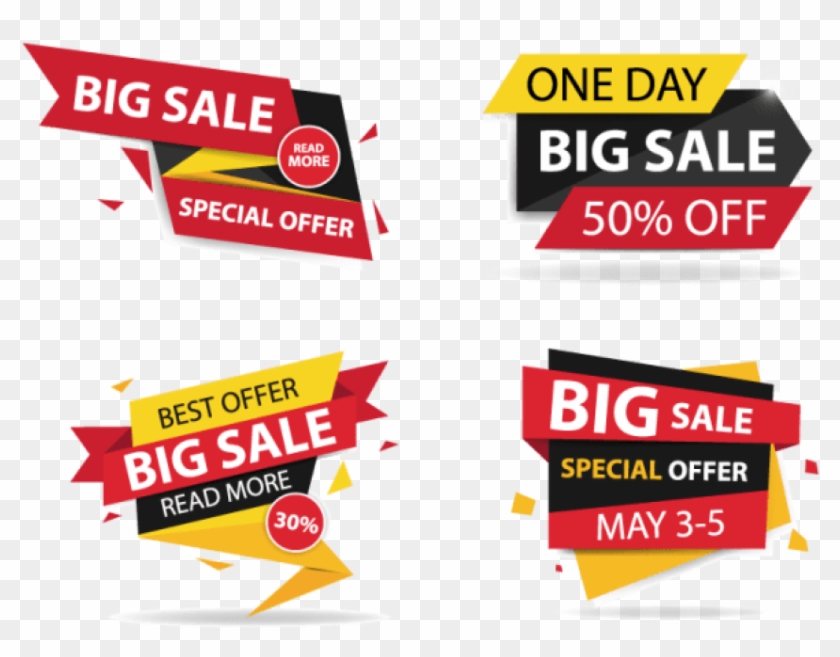 Free Png Download Banner Template Offers Png Images - Sale Banner Vector Png Clipart