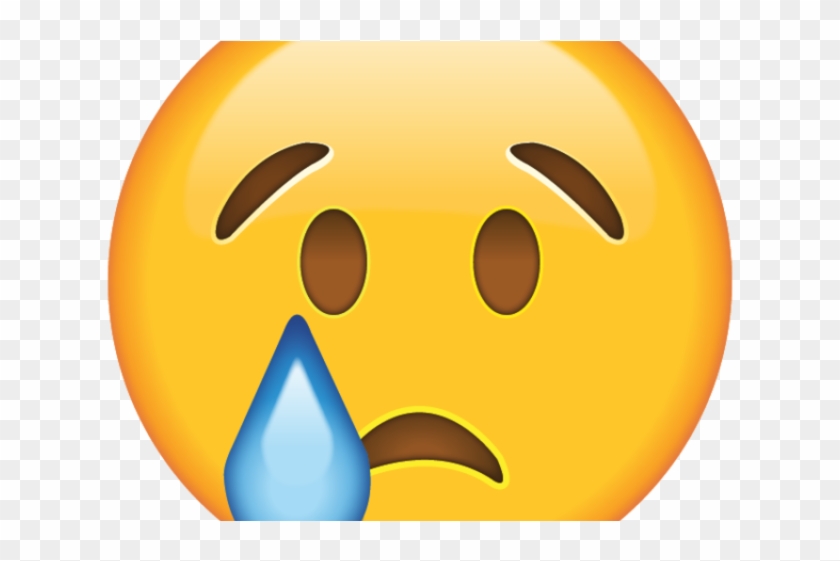 Crying Emoji Clipart Face - Sad Emoji Png Transparent Png #947174