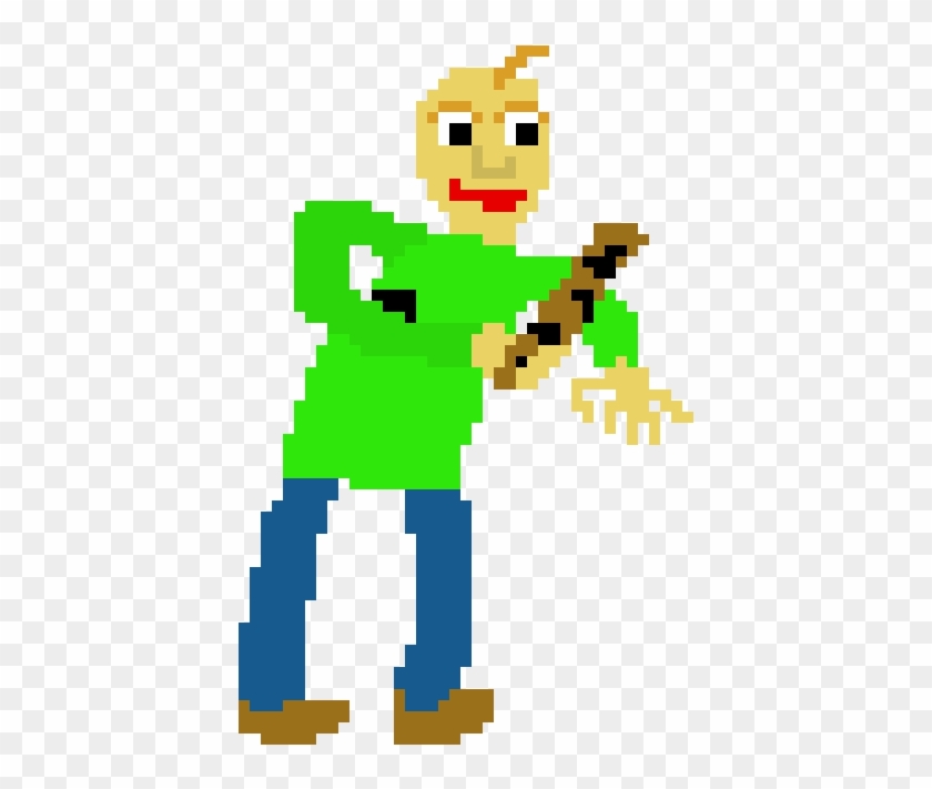 Baldi's Basics - Pixel Art Maker Baldi Clipart #947309