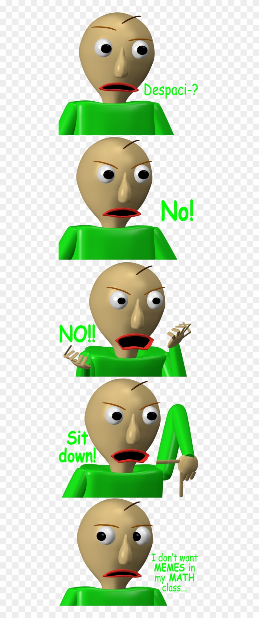 Baldi's Basics In Education And Learning Kickstarter Clipart
