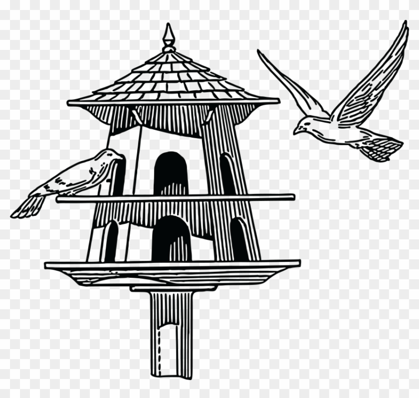 Free Png Download Pigeon House Black And White Png - Dovecote Clipart Transparent Png #948264