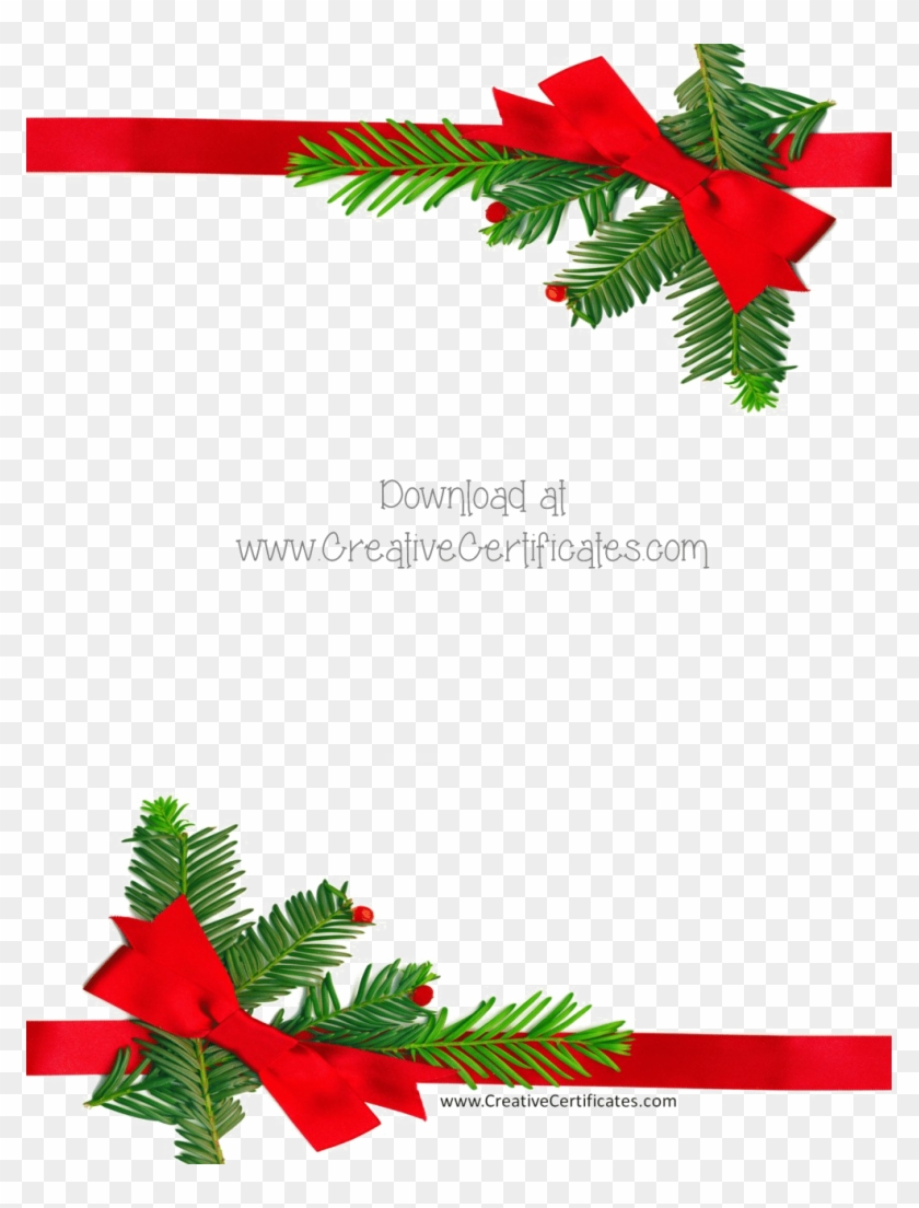 Christmas Background Png - Clip Art Christmas Border Transparent Png #948992