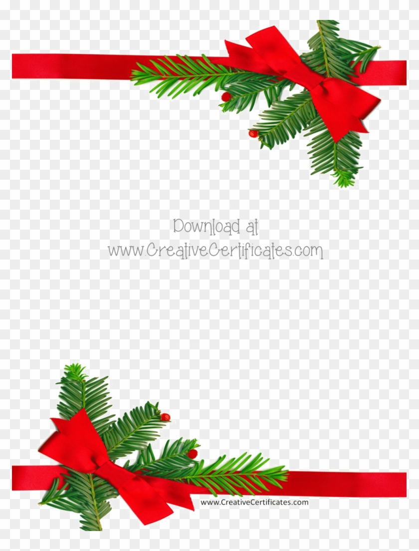Christmas Background Png - Clip Art Christmas Border Transparent Png
