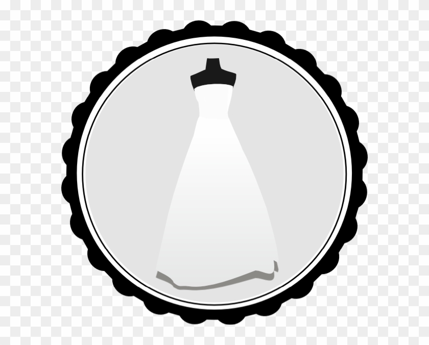 Wedding - Dress - Clipart - Png - Circle Frame Svg Free Transparent Png