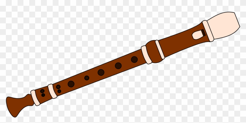 Clip Library Recorder Instrument Clip Art Brown Bamboo - Flute Clipart - Png Download