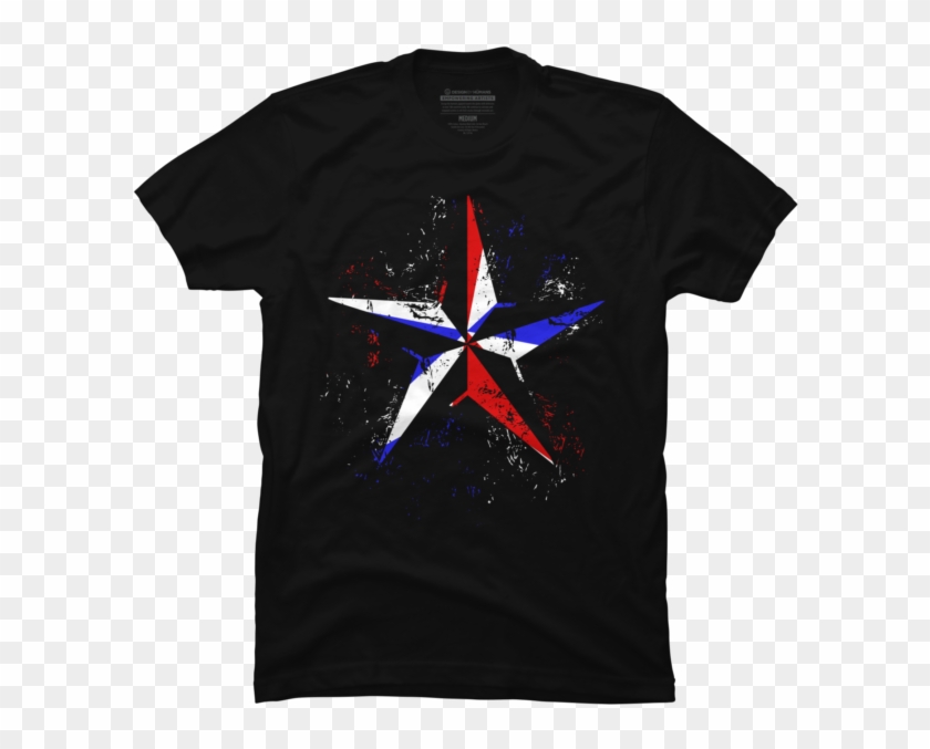 American Flag Nautical Star - Destiny Community Shirt Clipart